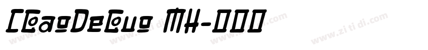 CGaoDeGuo MH字体转换